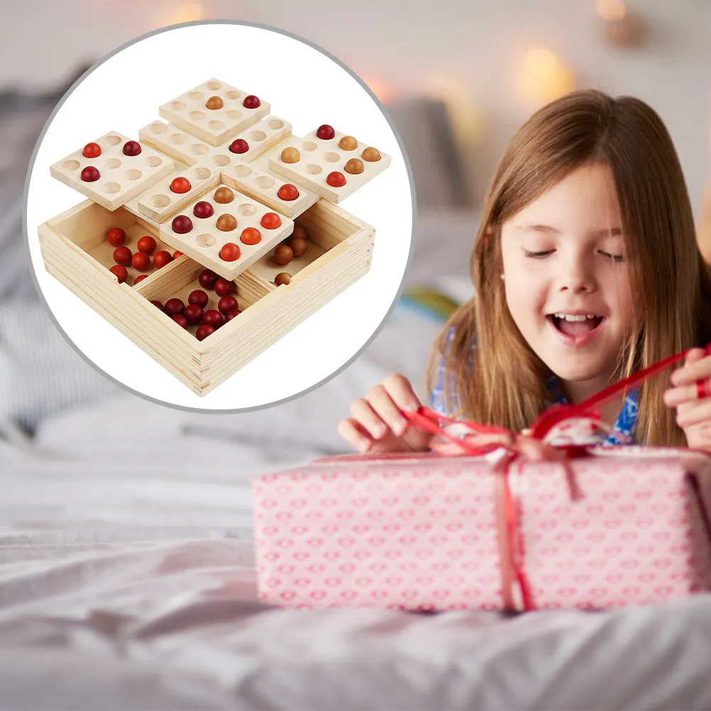 

Набор: Вращающаяся доска для игры в «Пять в ряд», развивающая деревянная портативная стратегическая игра для детей с функцией хранения