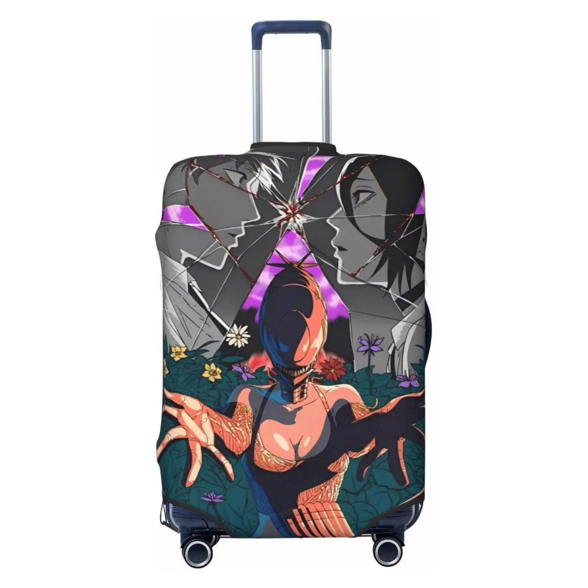 Chainsaw Man Reze Anime Suitcase Cover Business Vacation Fun Luggage Supplies Protection