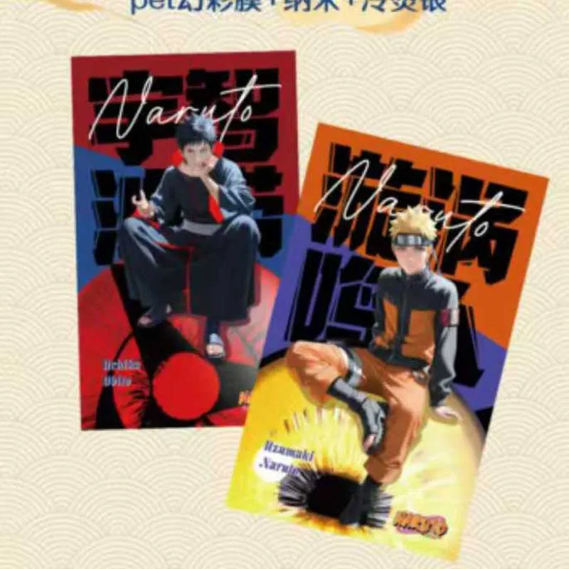 Groothandel Naruto Collectie Kaarten Booster Box Ouman Wave 3-kleuren papier Waifu Sexy Kinderspeelgoed Speelkaarten Verjaardagscadeaus