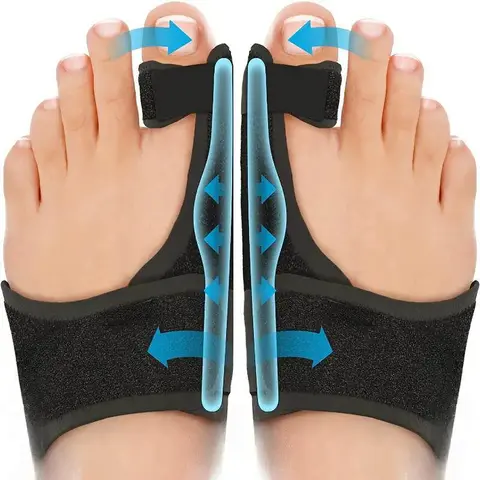 2PCS Orthotics Splint Big Toe Straightener, Bone Thumb Adjuster, Protector, Hallux Valgus, Pain Relief, Foot Care Tools, Splint