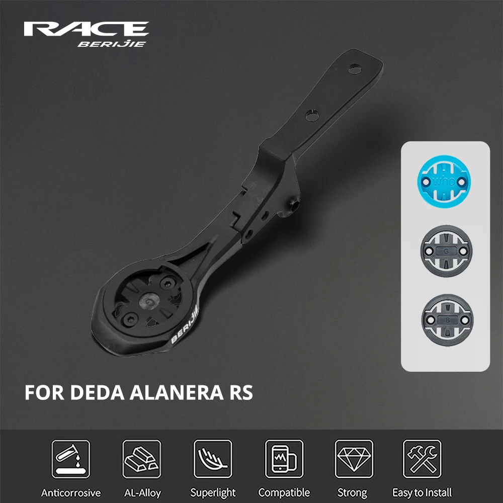 

BERIJIE For DEDA ALANERA RS Out Front Aluminum Alloy Integrated Handlebar Computer Mount,Compatible With GPS/Garmin/Bryton/Wahoo