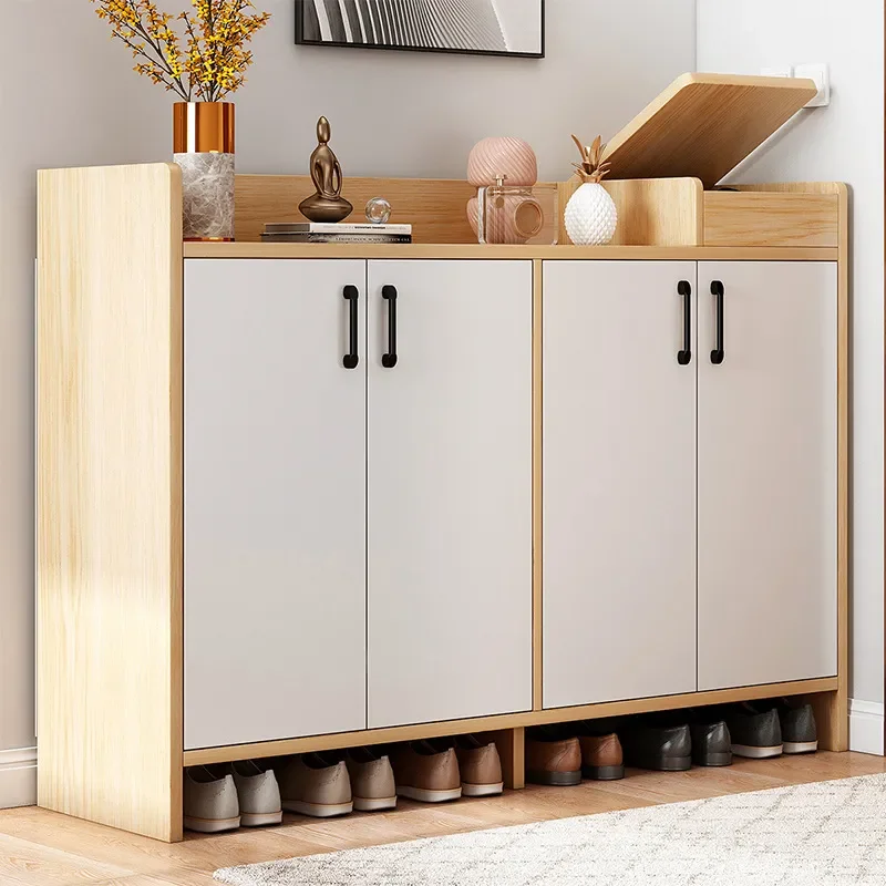 for Shoe Rack Household Small Narrow Door Interior Good Looking Simple Modern Bedroom Storage Artifact Dustproof Small