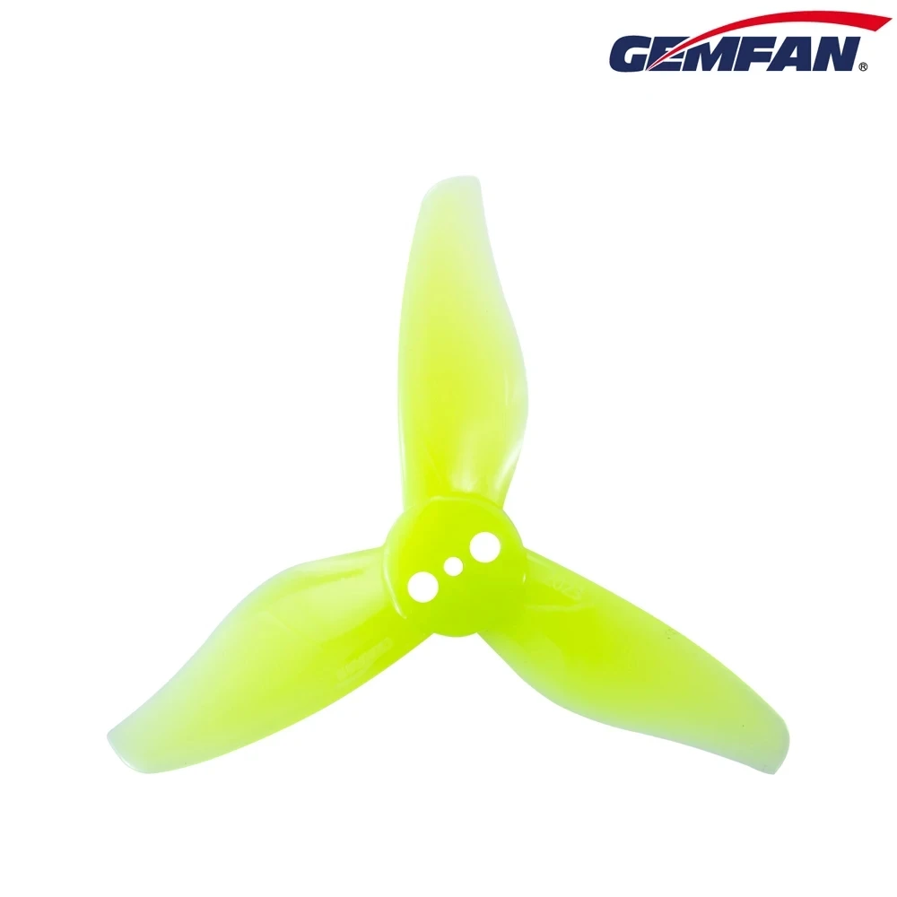 4Pairs GEMFAN Hurricane 2023 3-Blade 2 Inch Propeller 3 Holes 1.0mm/1.5mm Center Hole Diameter for RC Toothpick FPV Drone