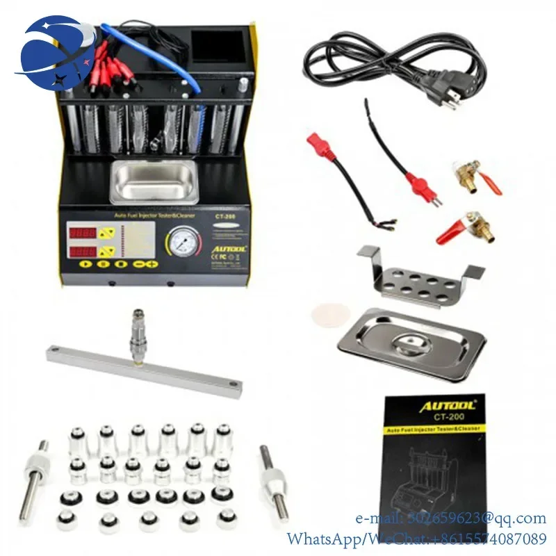 yyhc Autool CT-200 Automotive Fuel Injection Systems Cleaning Tools CT200  Injector Cleaner and Tester 110V /220V