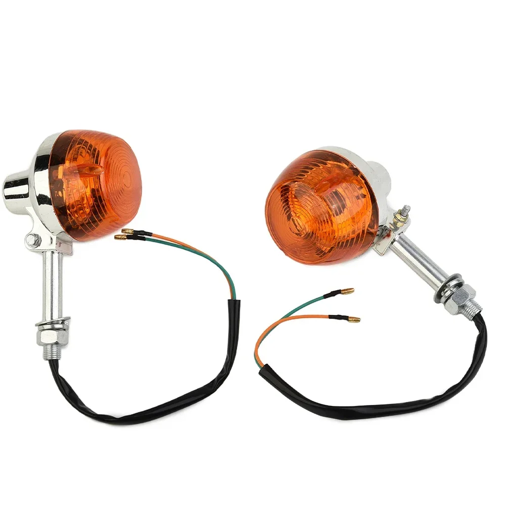 1pair Motorcycle Turn Signal Lights 150*91mm *Dimension: 150*91mm/5.9*3.6 Inch(W*L)(Approx.) Motorcycle Indicator Lights