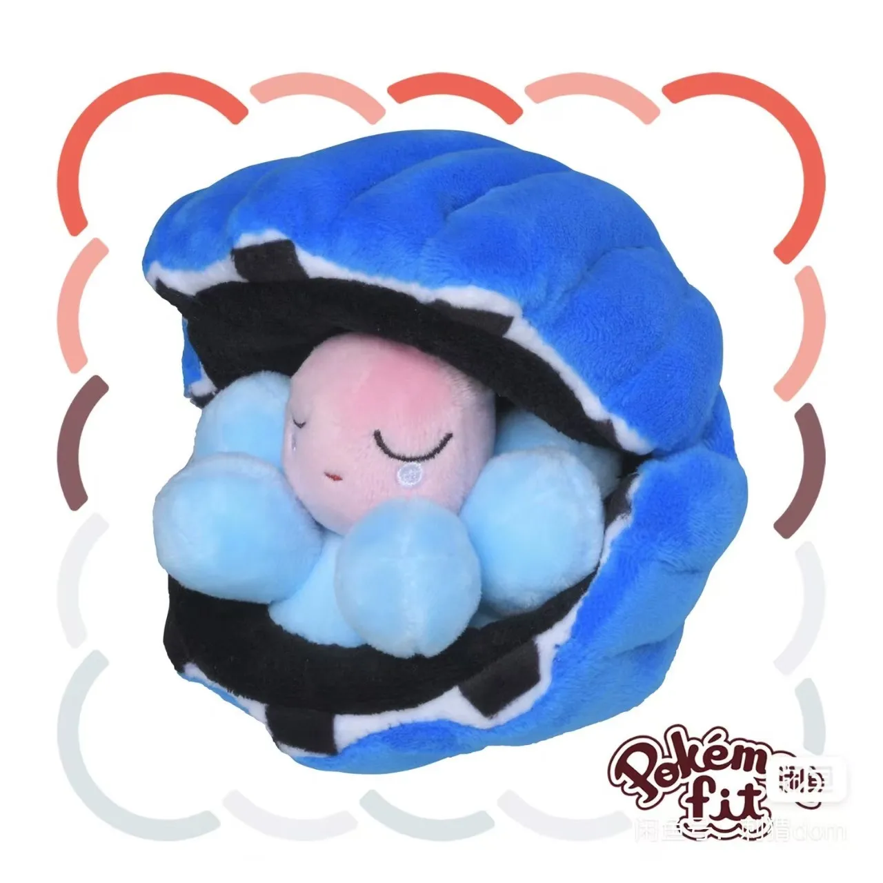 

Японская серия Pokemon Fit Clamperl, плюшевая игрушка, милый мягкий детский подарок на день рождения, Рождество