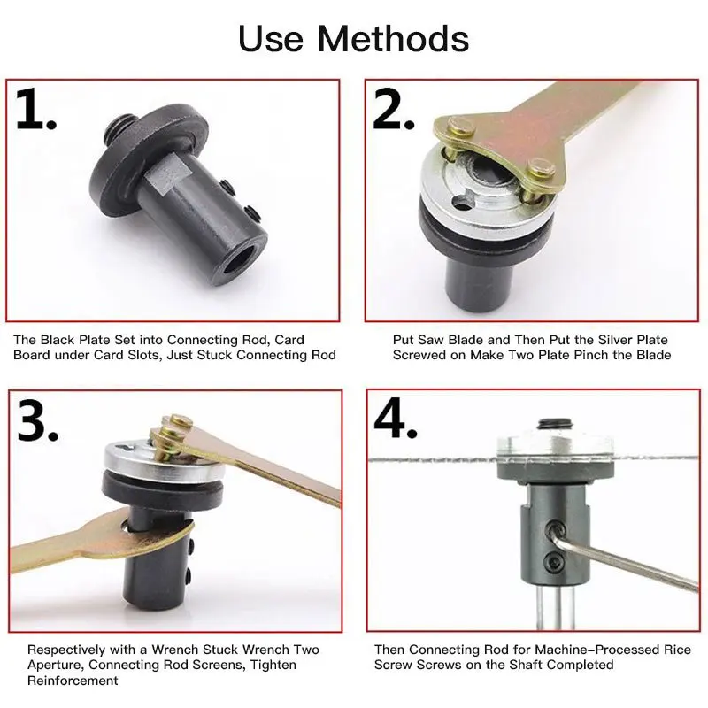 M10 Adaptor Power Drill To Saw Blade Connecting Rod Shaft Arbor Mandrel Connector Angle Motor Convert Grinder Coupling Accessory