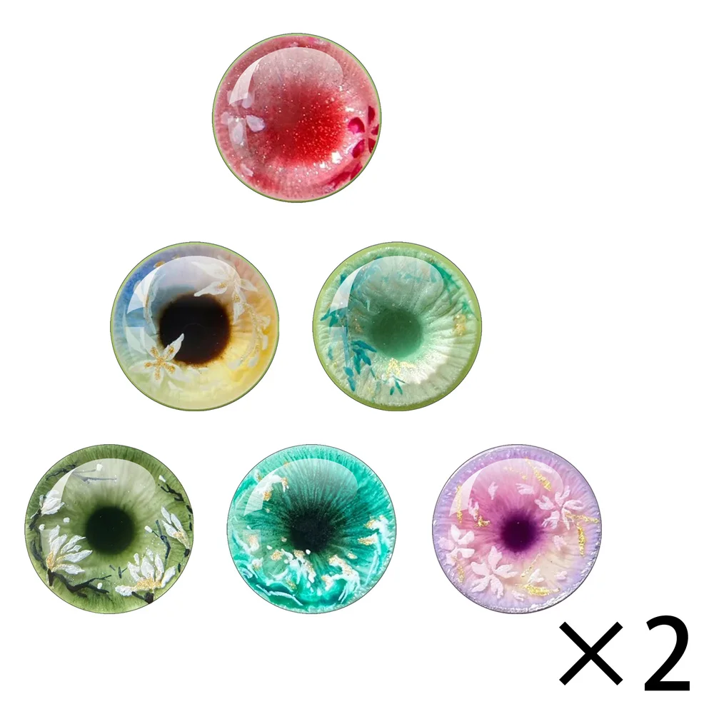 Blyth BJD DOLL Eyes 10MM-40MM Glass Eye Round Dragon Cat Eyes Pupil Glass DIY Accessories Chips Suitable For Blyth The Doll