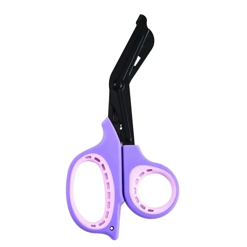 Premium Medical Trauma Shears: Fluoride Coated Non-Stick Bandage Scissors for Nurses, EMTs, and First Aid Kits