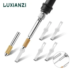 LUXIANZI 936 Soldering Iron Heating Glue Removal Blade Mobile phone Glass Glue Remove For Mainboard Fingerprint IC Repair Tool