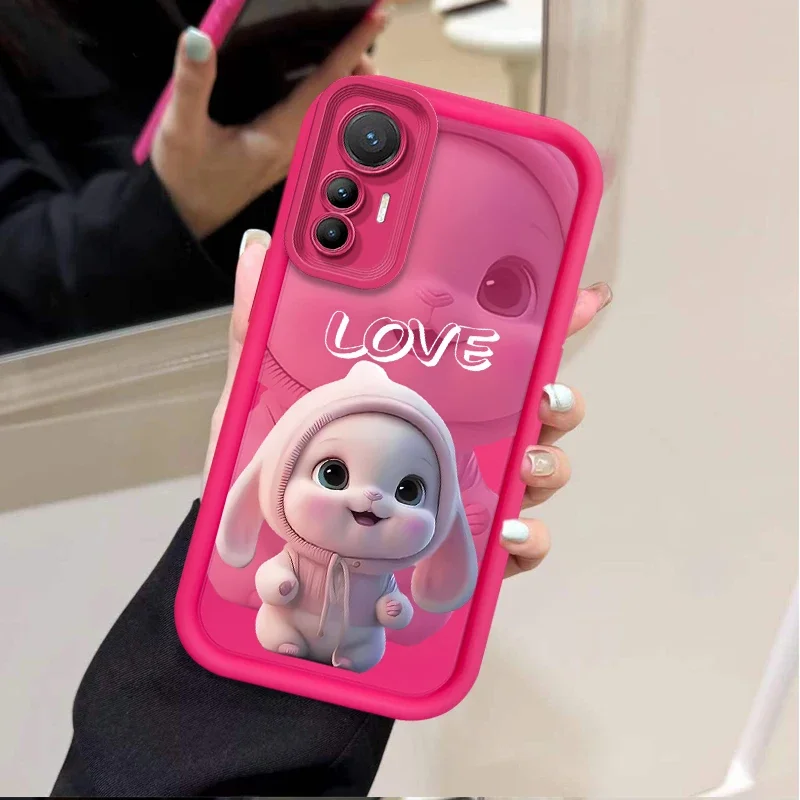 Custodia per telefono coniglio carino e bello per Xiaomi Poco F7 F6 F5 F4 F3 M5s C65 C75 C71 X7 X6 X5 X4 GT X3 NFC M7 M6 Pro 4G 5G Cover
