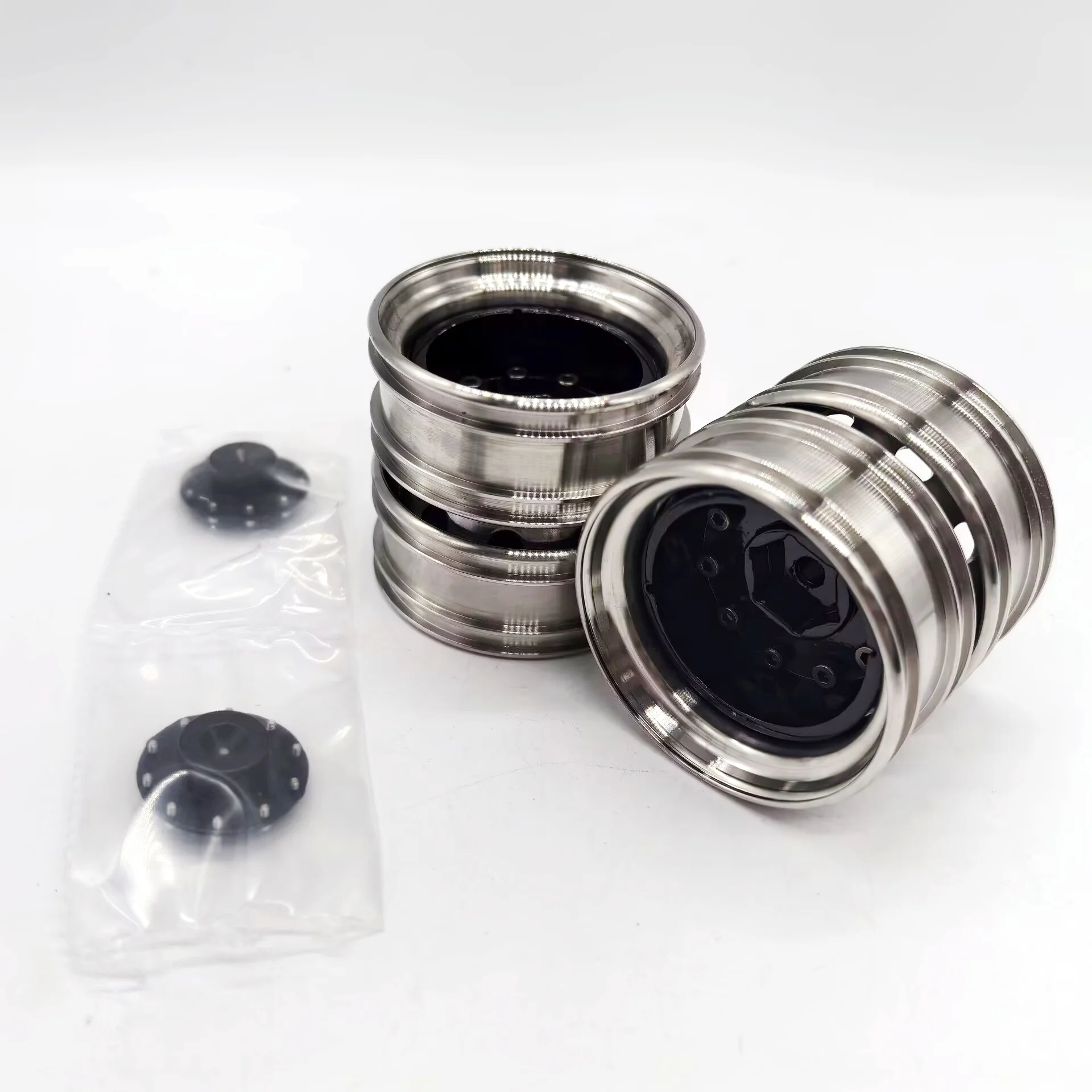 RC 1/14 Drag Head Mud Head General Upgrade Metal Rear Hub for Tamiya Hydraulic Excavator Loader Dump Truck Tripper DIY Parts