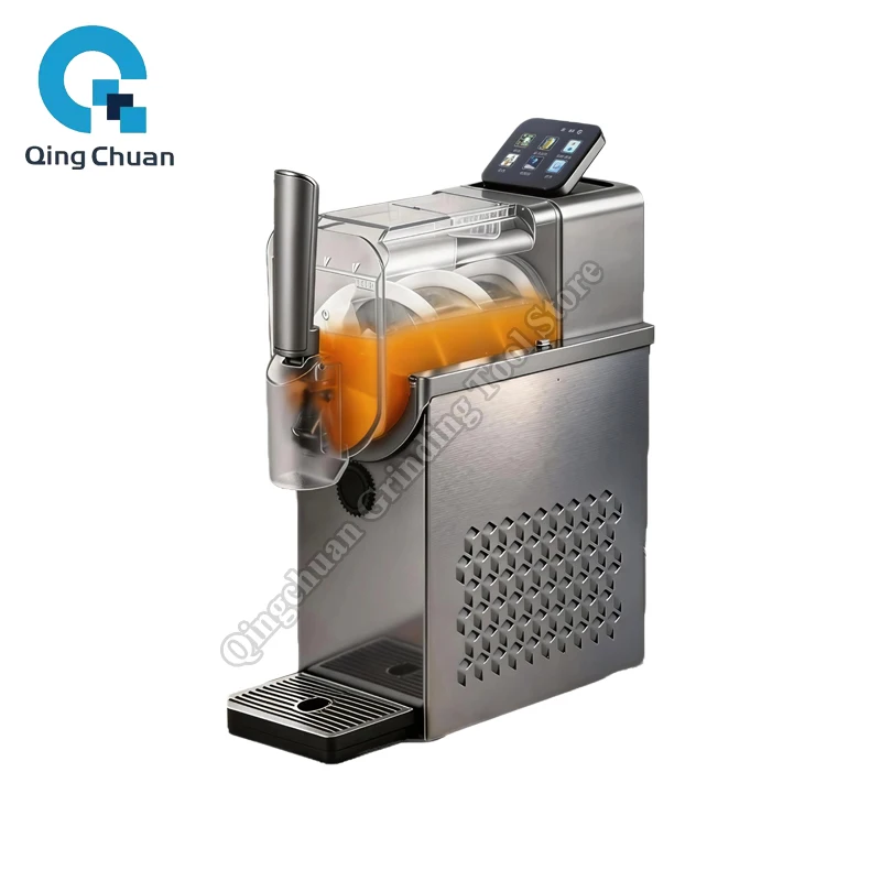 

Slushie Machine Frozen Drink Multifunctional Milk Shake Soft Ice Cream Machine Commercial Ice Crusher Beverage Smoothie Machine