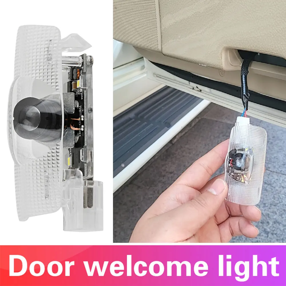 Luz LED con logotipo para puerta de coche, proyector de emblemas para Toyota Land Cruiser, Camry, Corolla, Sienna, Sequoia, Avalon, 4 runner, Venza, EZ, 2 piezas