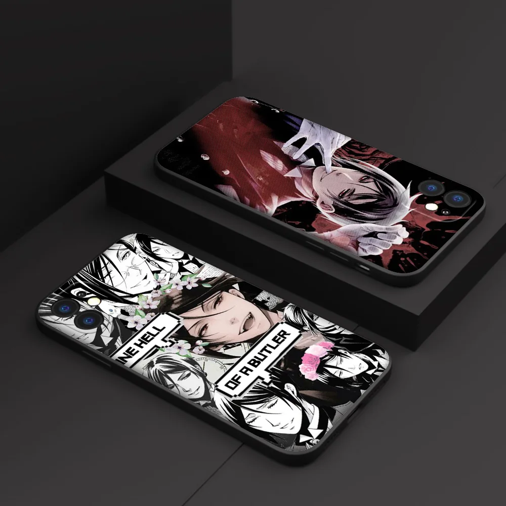 H-19 Black Butler Kuroshitsuji Nowe etui na telefon do Xiaomi POCO M6 M5 M4 F5 X6 C65 C55 C50 C51 C40 X4 Pro