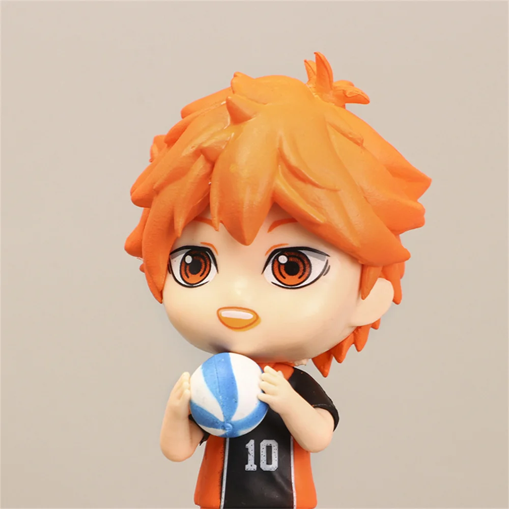 1 قطعة شخصيات الحركة Haikyuu نموذج اللعب هيناتا شويو تمثال أنيمي Q نسخة جميلة سيارة دمية الحلي ألعاب الطلاب الهدايا