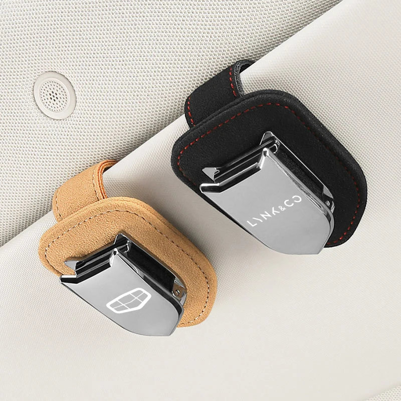 NEW Car Eyeglass Holder Glasses Clip Sun Visor Storage For Geely Coolray GS FC GC6 MK Lynk Uliou Atlas englon