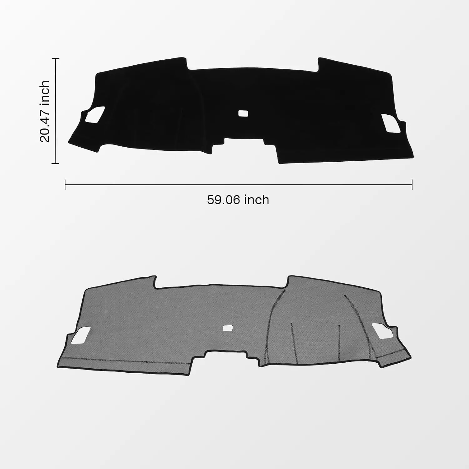 For Honda CRV 2023-2026 Dashboard Sun Shade Mat Polyester Yellow Backing Anti-UV Non-Slip Dash Cover Protector Interior Accessor