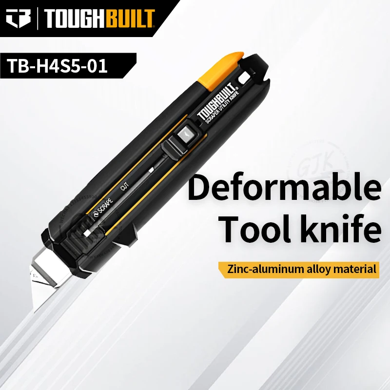 ToughBuilt TB-H4S5-01 Scraper Utility Knife + 5 Blades - Transforming Utility Knife