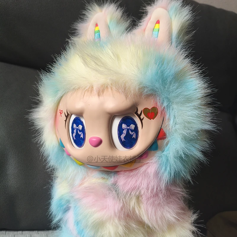 Geschikt voor 38 cm hoogte Labubu oogstickers Leuke bedrukte boog oogstickers Diy Labubu materiaalaccessoires