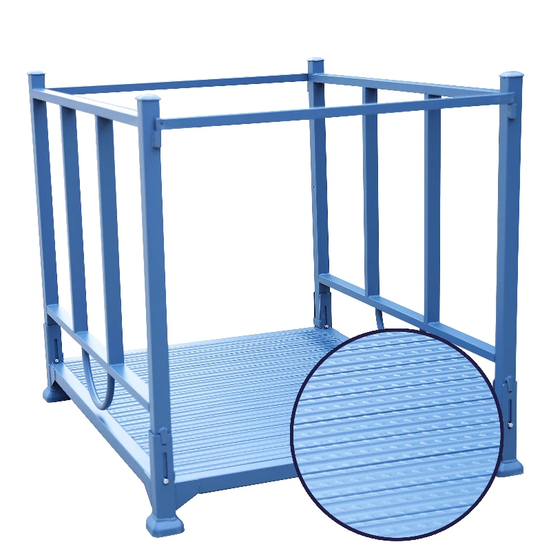 Stacking Rack Warehouse Cold Storage Qiao Solid Rack Heavy Duty Fabric Folding Rack Storage Metal Intubation Tray Steel