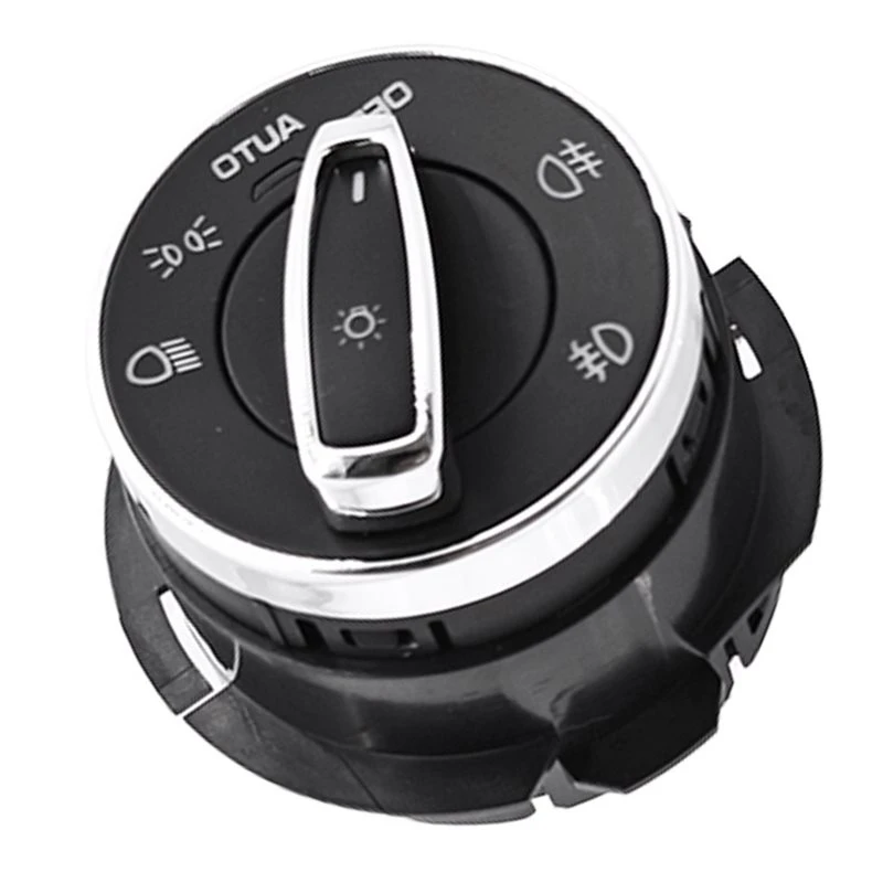 For Cayenne 2011- 2018 For Macan 2014- 2018 95861353305 Chrome Headlight Control Switch Car Part