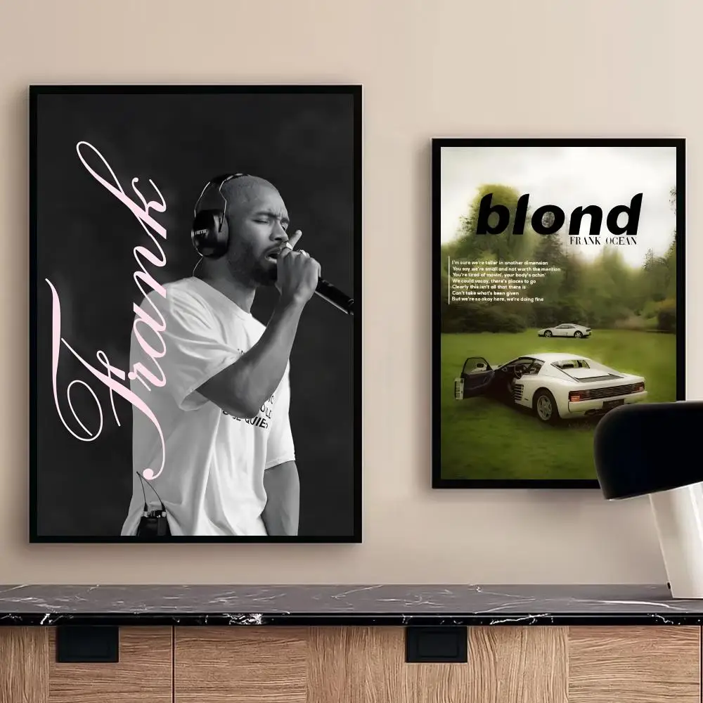 ملصق ألبوم شقراء فرانك أوشن عالي الدقة ذاتي اللصق مقاوم للماء مثالي للمنزل والمكتب وغرفة النوم هدية رائعة