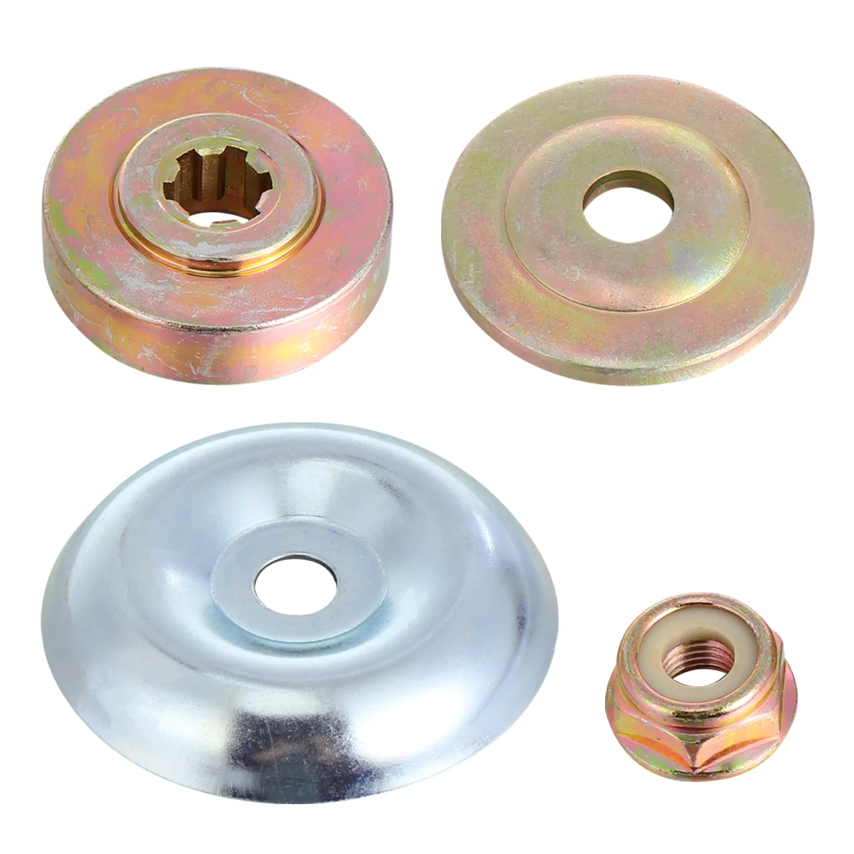 

4 Pcs Lawn Mower Parts Protective Cover Head Lid Working Protector Accessories for Lawnmower Grass Cutting Tools Replacement