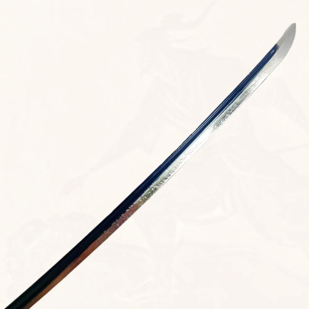 9.4 inch Demon Slayer Shinazugawa Sanemi Metalen Katana Zwaard Originele Sabel Katana Sabel Ninja Mes Cosplay Accessoires Prop Speelgoed
