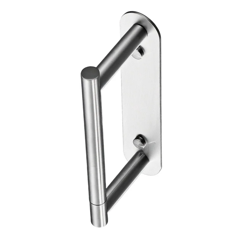 Rotatable Toilet Paper Holder SUS304 Stainless Steel Space Saving Under Cabinet Mount For RV Bathroom Wall Installation Accessor