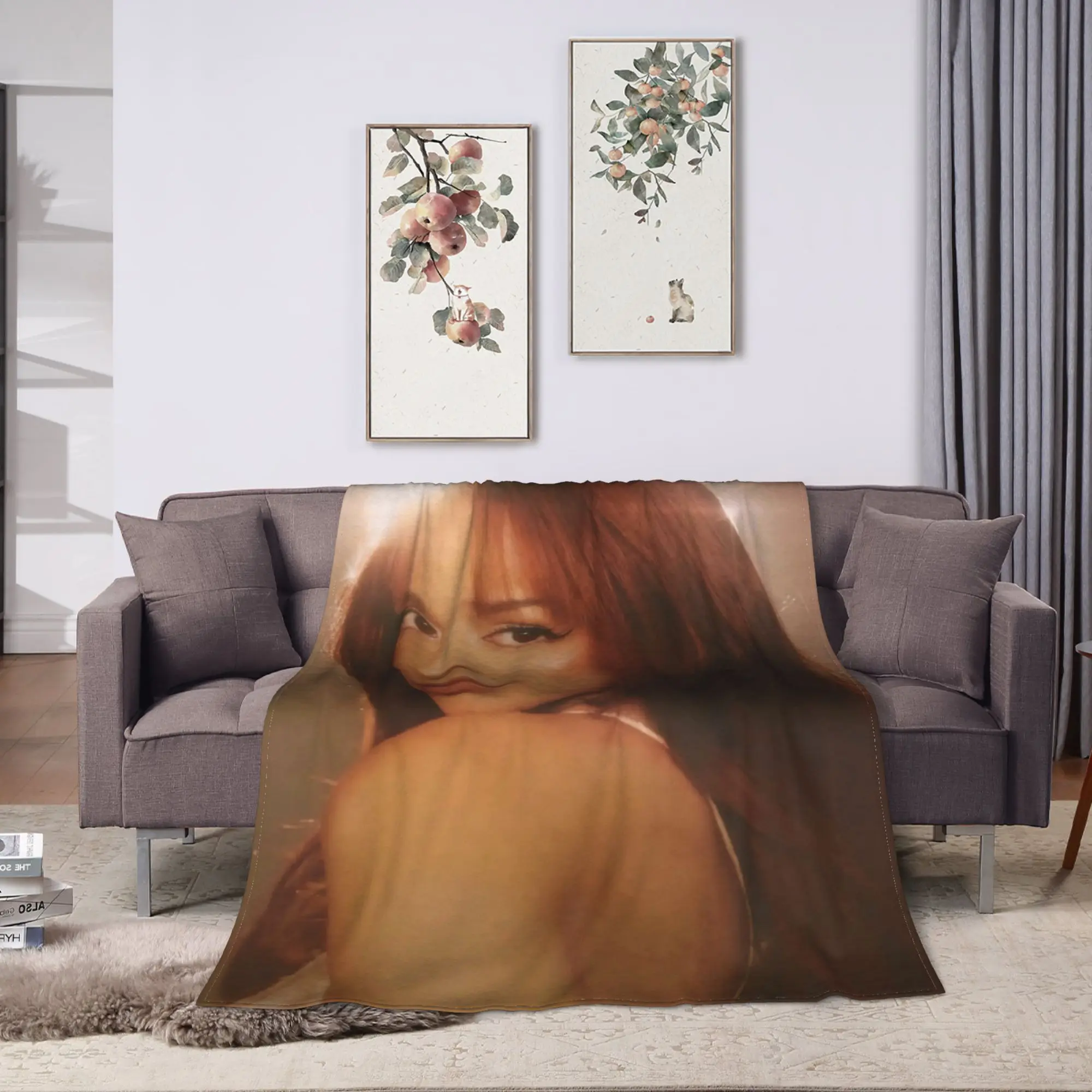 Ayliva Blanket Quality Soft Warm  Bedding Throws Winter Girls Boys Couch Chair Fluffy Bedspread