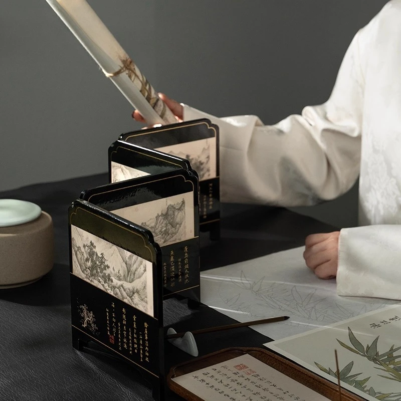 

Yanjing eight scenes screen desktop ornament, national style desk decoration ornament, give gifts to elders