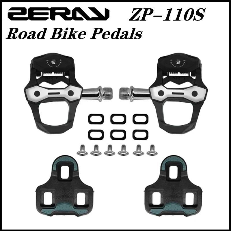 ZERAY ZP-110 Carbon Fiber Bike Pedal Suitable For Lookkeo self-locking Professional Bicycle Pedals Road Bike Pedal High Quality