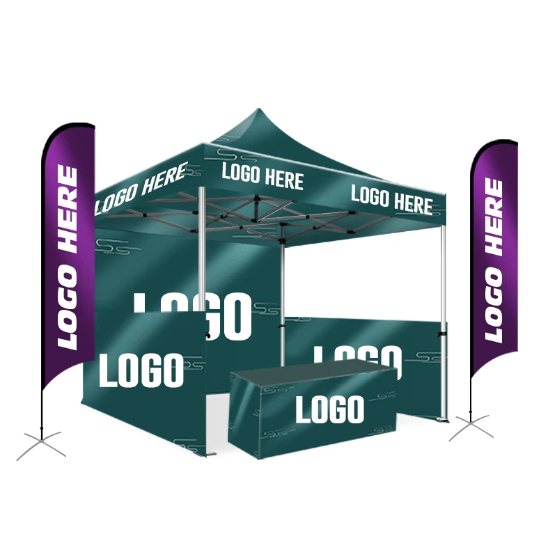 Toldo Plegable 3x3 Supplier Gazebo Canopy Outdoor Events Aluminium Custom Pop Up Printed Folding Trade Show Tent 10x10ft Sales