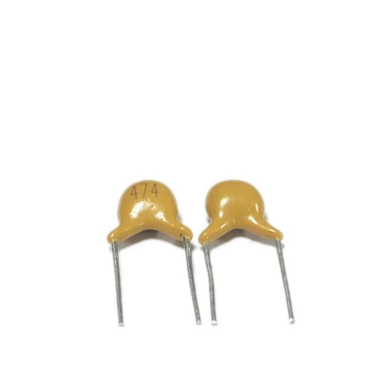 100PCS Monolithic Capacitor 0.47UF 470NF 474 50V Pin Pitch 5.08MM ±20% The Infinite Capacitance