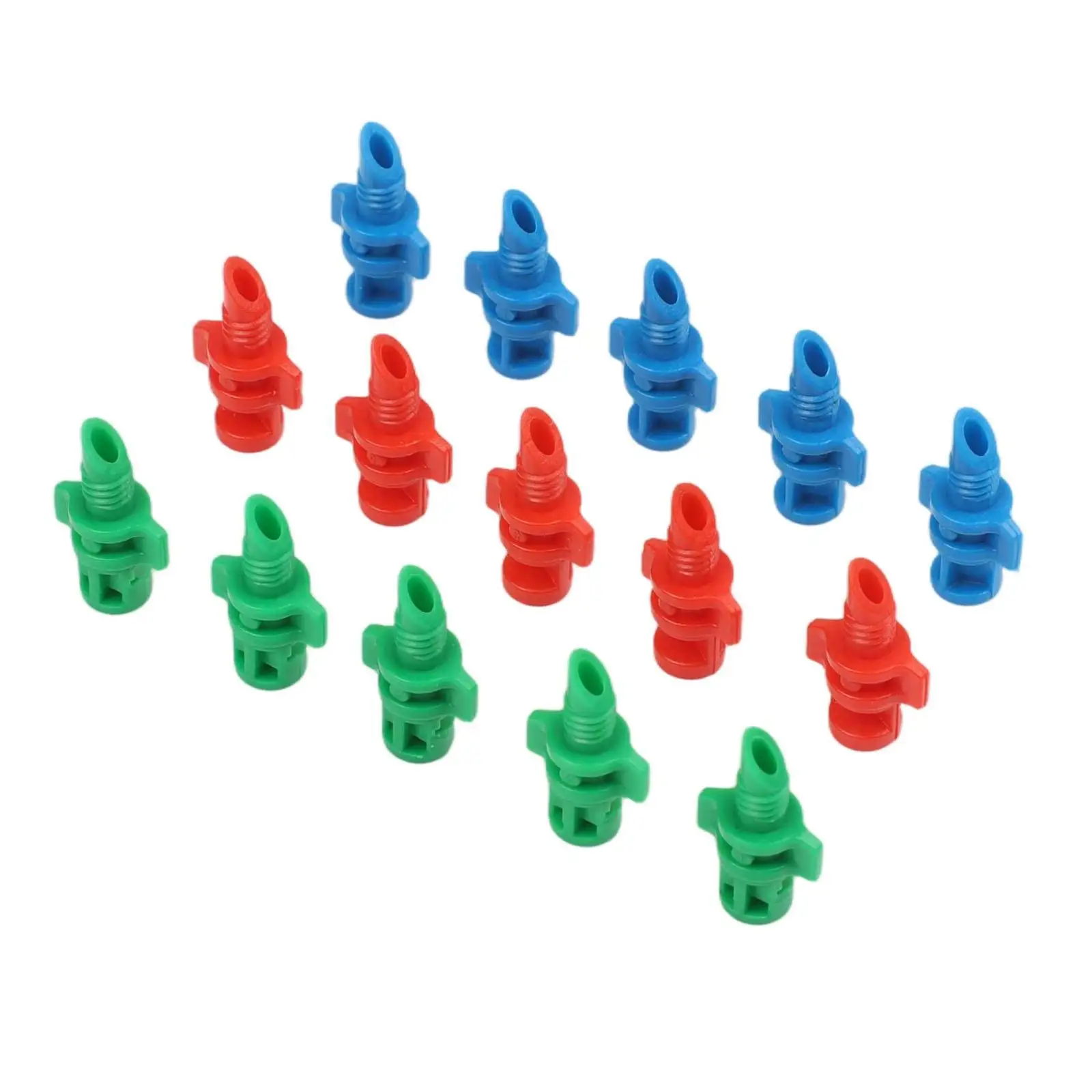 150 Pieces Drip Irrigation Emitters with 90/180/360 Degree Adjustable Sprayer Heads for Water Efficient Plant Care and Growth