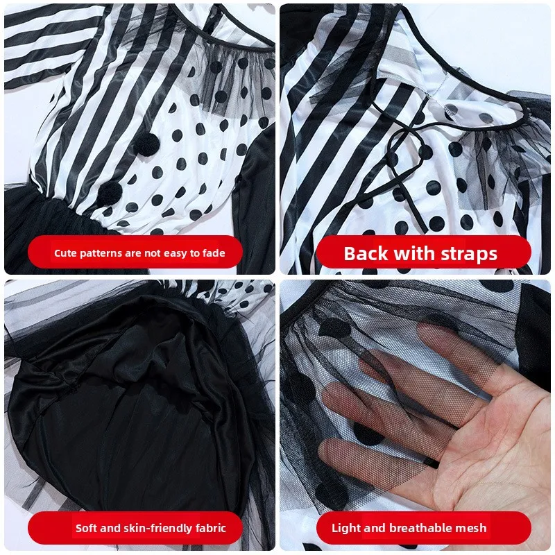 أزياء الهالوين الجديدة للمهرج السحري، فستان الاجتماع السنوي، ملابس أداء المسرح