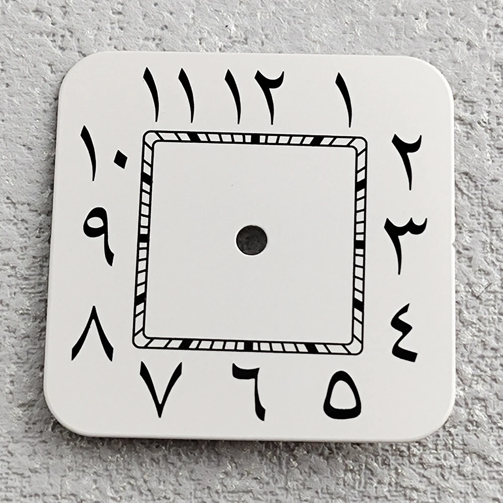 NH35 quadrante quadrato quadrante arabo accessori per orologi adatti per fibbia pieghevole cassa quadrata NH35/36 strumento di riparazione dell'orologio con movimento