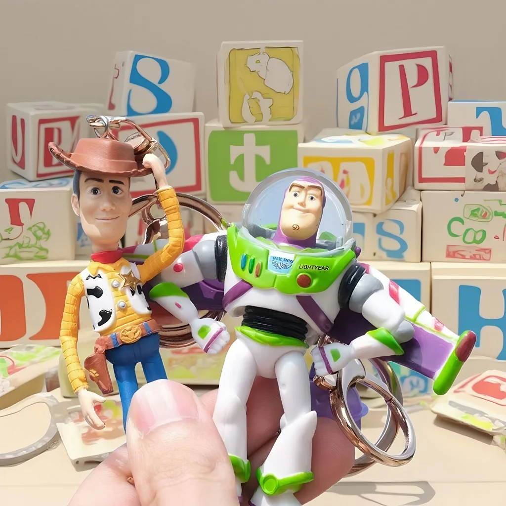 

Милая история игрушек Диснея Вуди и Базз Лайтер, кукла-брелок, сумка, мультяшный кулон, аниме-фигурка, аксессуар для подарка на день рождения