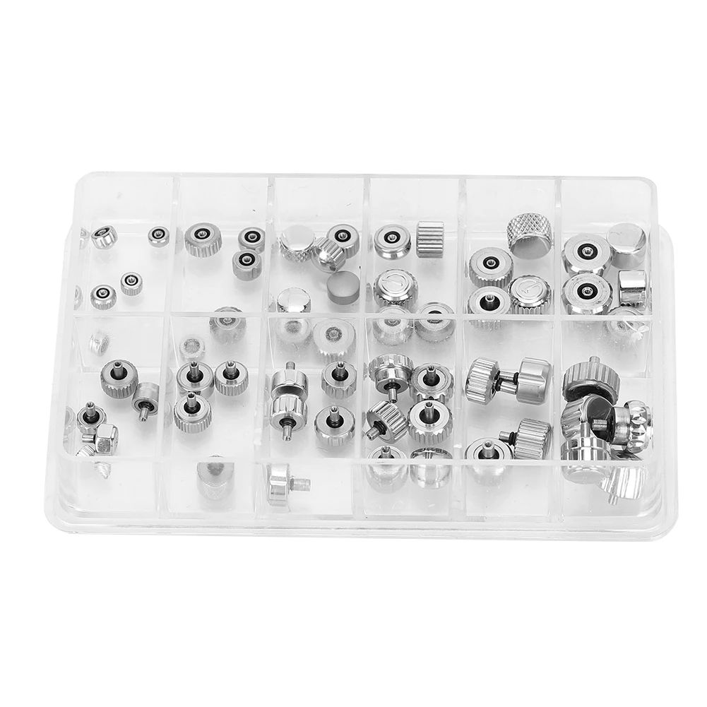 Stainless Steel Watch Crown Chronograph Button Watch Replacement Accessory
