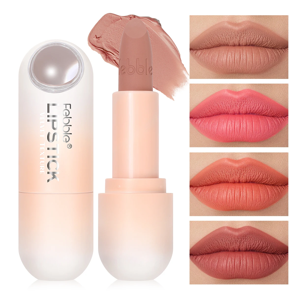 防水マットリップスティック、コントゥアリップスティック、長持ちするべたつかないリップケア化粧品