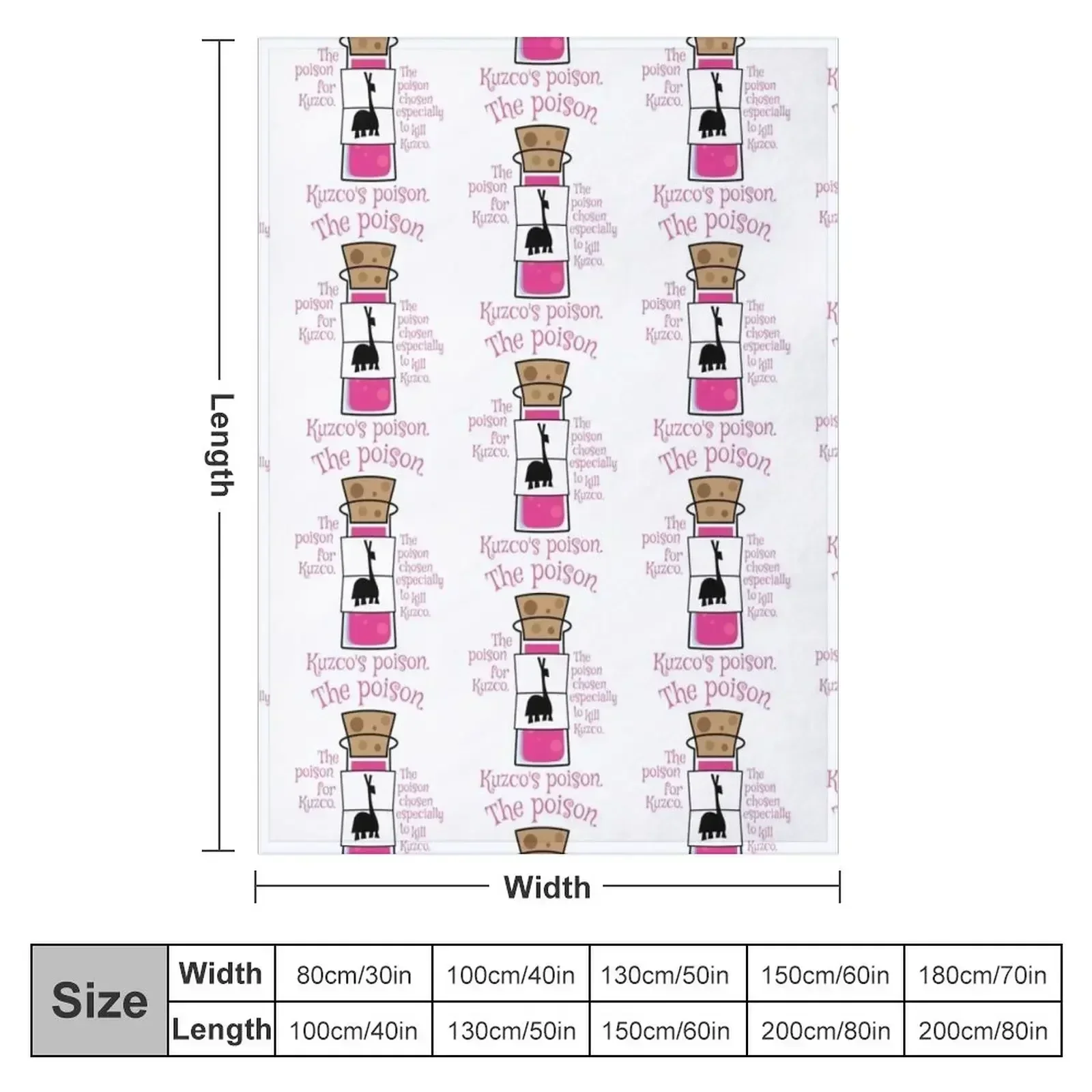 Kuzco_s Poison Throw Blanket Thermals For Travel Multi-Purpose valentine gift ideas Blankets