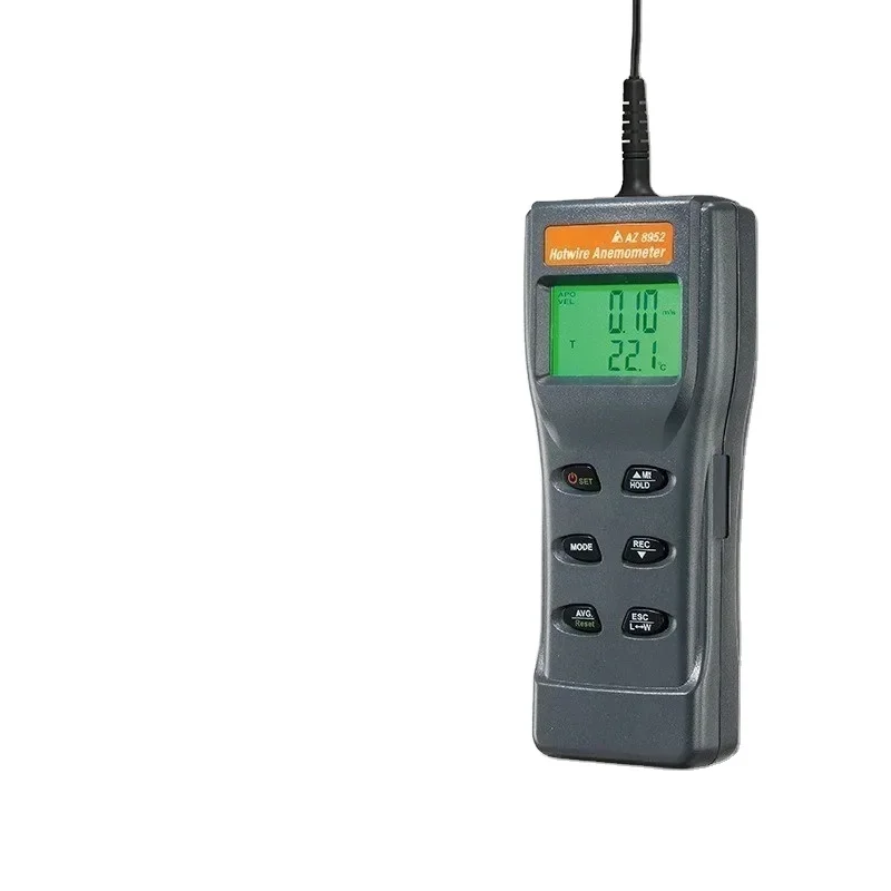 AZ8952 Thermal Anemometer, Handheld Anemometer, High Precision Anemometer Instrument