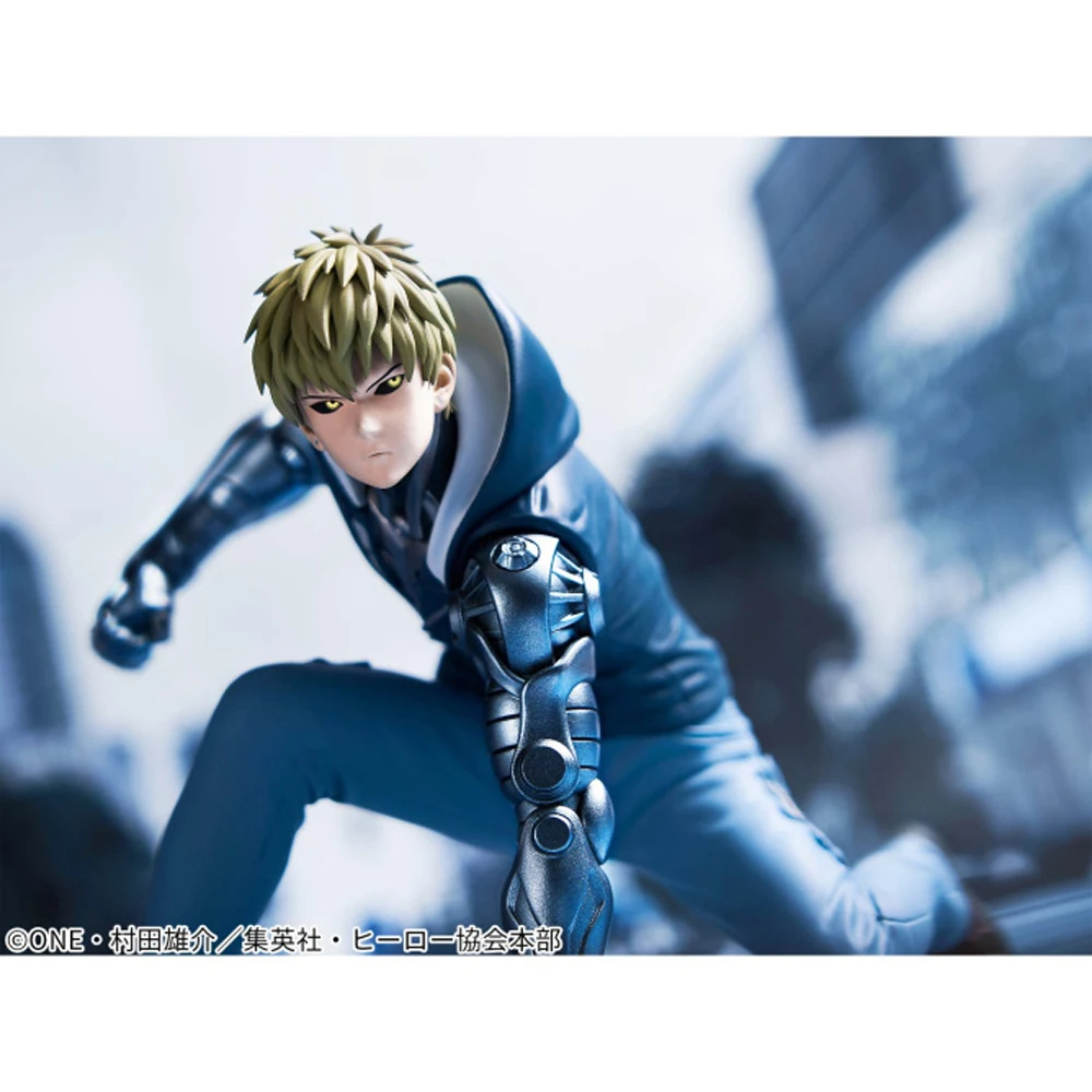 In Stock Original Banpresto One Punch Man Figure Genos Figure Anime Genuine Collectible Boxed Model Dolls Toy Festival Gift