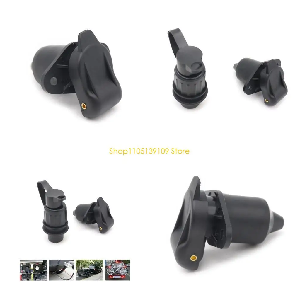 

P5ED 3-контактный адаптер для буксировки прицепов-караванов, фаркоп, автомобильный адаптер, 12 В, водонепроницаемая розетка