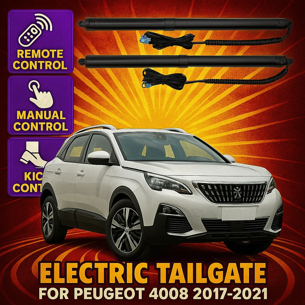 

For Dong Feng Peugeot 4008 17-21Control of the Trunk Electric Tailgate Car Lift Automatic Trunk Opening Drift Drive Power Gate