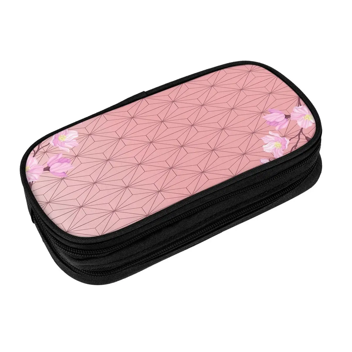 

Kawaii Pencil Case Demons Slayers Nezukos Geometry Anime Pen Box School Pencil Cases Boy Girl Canvas Pattern School Stationery