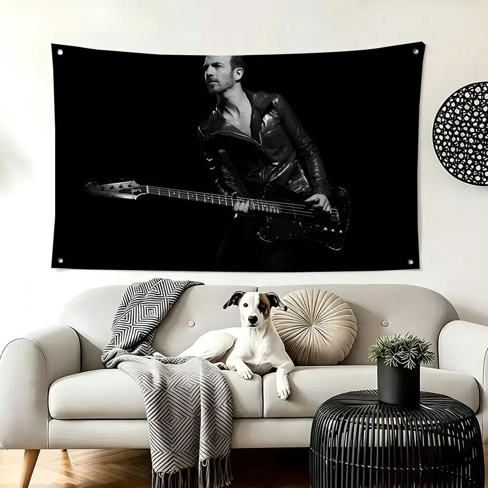 Rock Singer C-Calogero Flags  For Living Room Home Dorm Decor Wall Outdoor Camping Party Banner Gifts