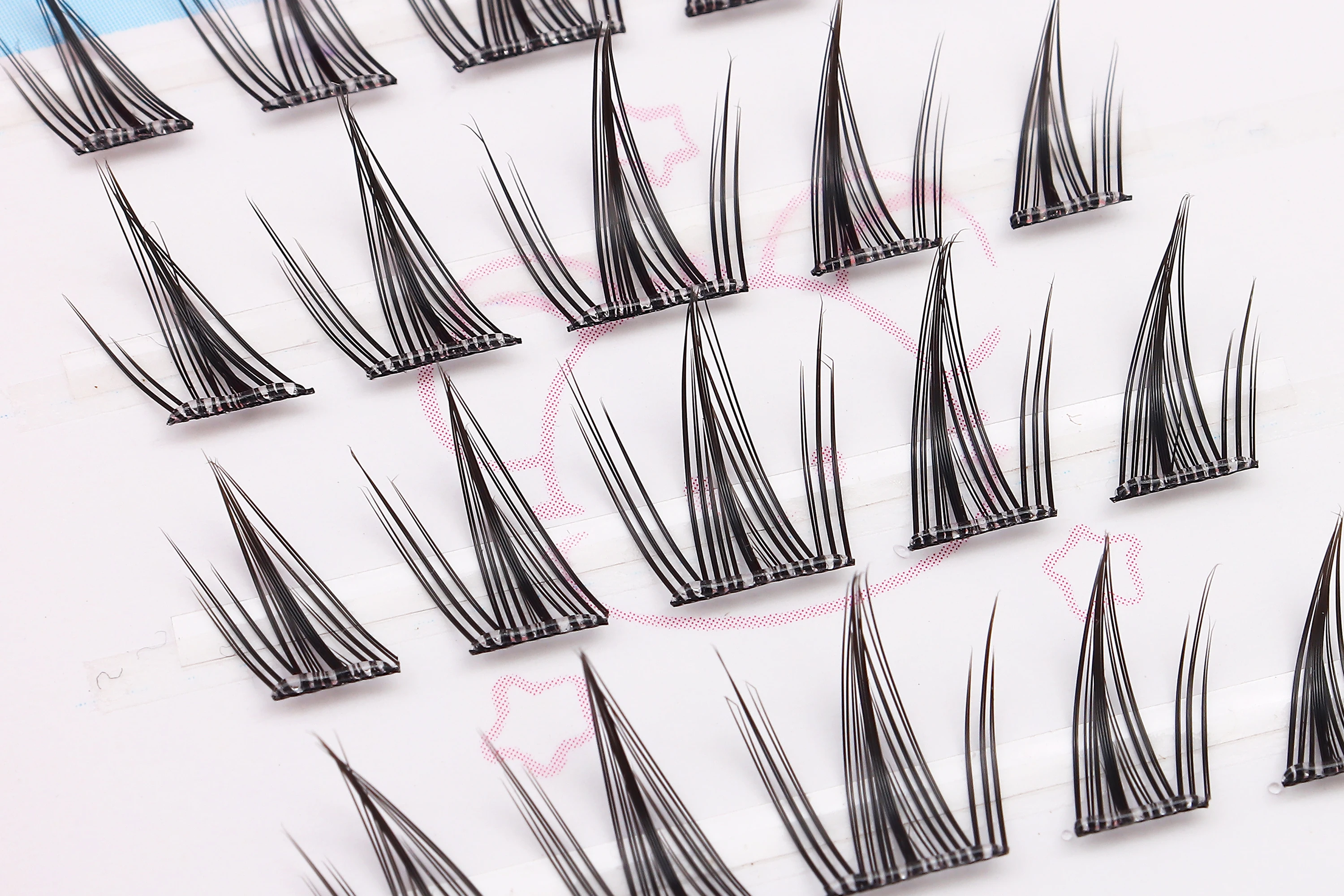 DINGSEN 1 Set Premium Kleberfreie Manga-Wimpern, Weiche, Flauschige Einzelwimpern für DIY Natürliche Wimpernverlängerung – Detail 8