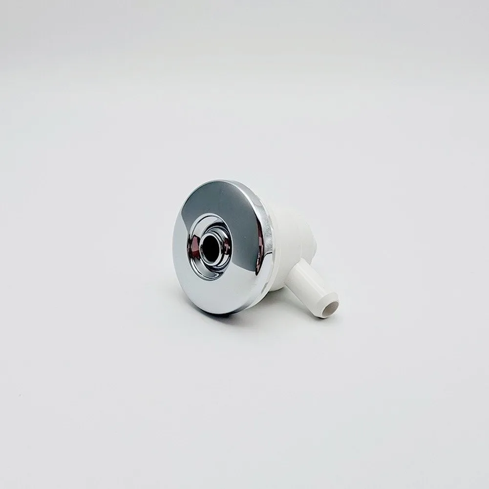 3 Pack Bathtub Jet Nozzle for Massage Surf Bathtubs with Chrome Finished Cap and PVC Body for Reliable Water Flow Performance